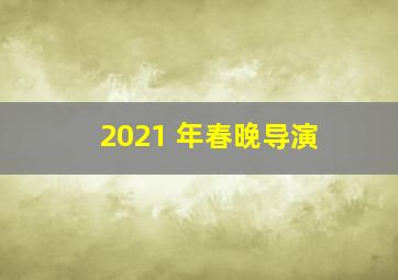 2021 年春晚导演